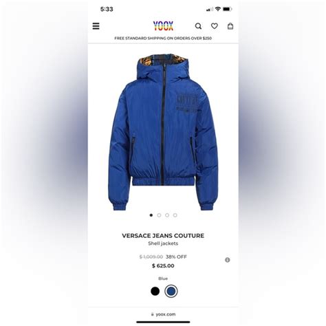 versace bubble coat